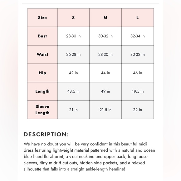 A1 -#15 Ocean blue cut out midi / maxi dress size medium - Picture 7 of 14